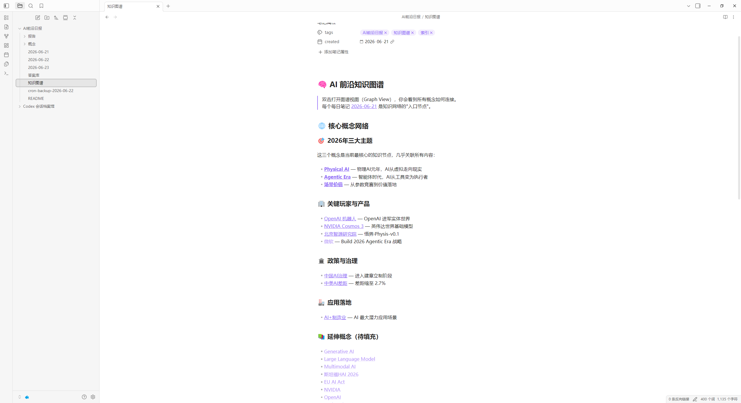 概念页